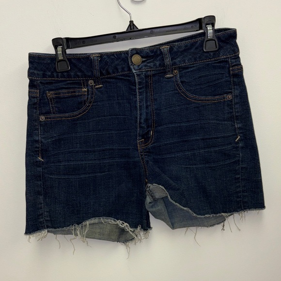 American Eagle Outfitters Pants - Dark Wash Denim Cutoff Shorts - Women's